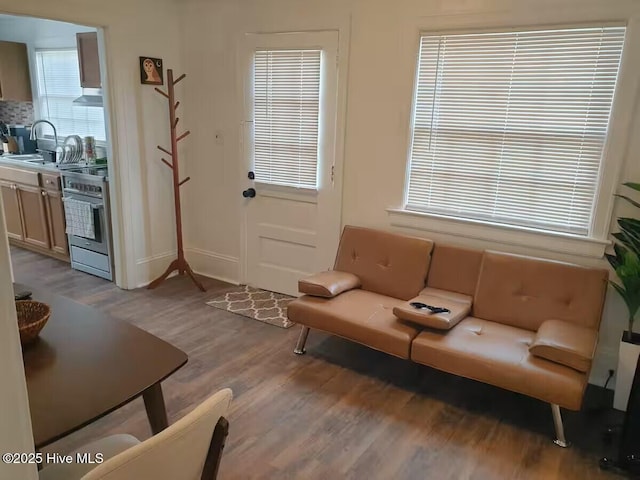300 Moye Ave NW, Wilson, NC 27893 - living room featuring light wood-type flooring