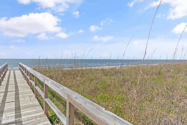 505 Caswell Beach Rd, Caswell Beach, NC 28465 - exterior space featuring a view of the beach and a water view