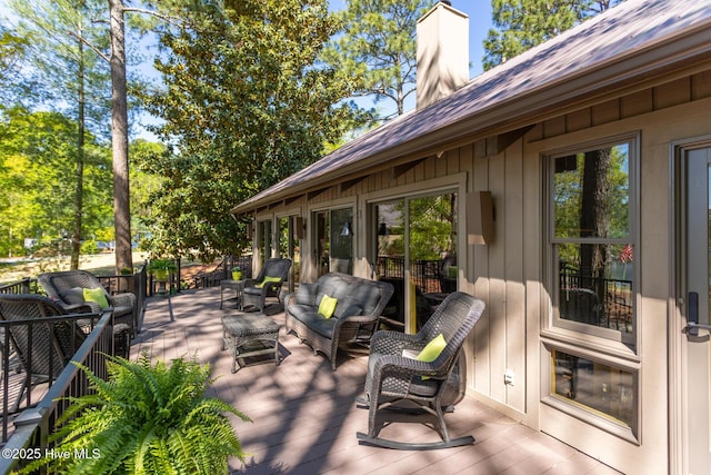 105 Tucker Ct, West End, NC 27376 - view of patio / terrace with a deck and outdoor lounge area
