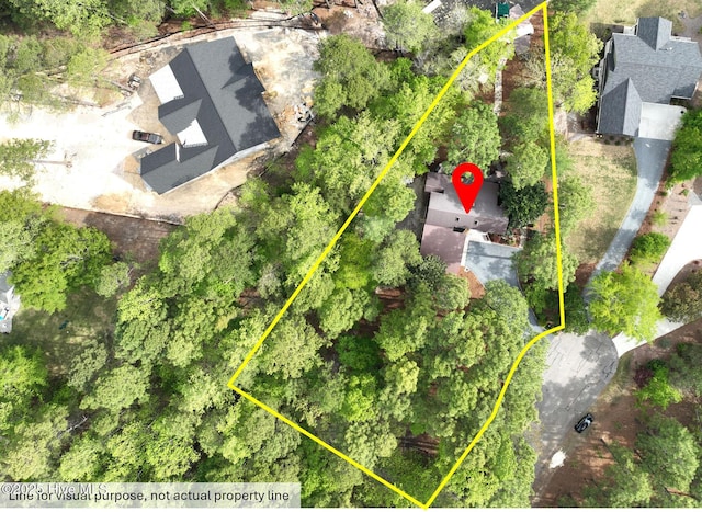 105 Tucker Ct, West End, NC 27376 - view of property location featuring property parcel outlined