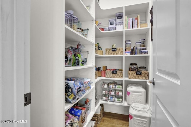 view of pantry