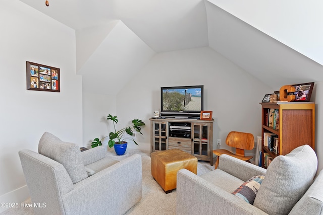 3981 Bay Colony Rd NE, Leland, NC 28451 - carpeted living room with lofted ceiling