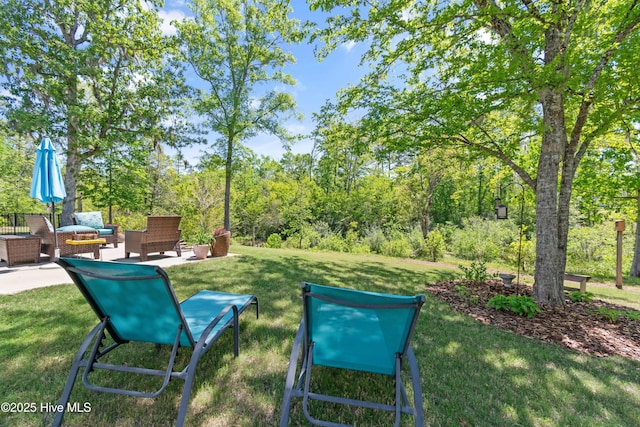 3981 Bay Colony Rd NE, Leland, NC 28451 - view of green lawn with an outdoor hangout area