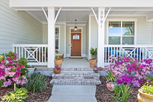 3981 Bay Colony Rd NE, Leland, NC 28451 - entrance to property featuring covered porch