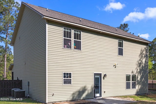 259 Luther Banks Rd, Richlands, NC 28574 - back of house featuring fence and central AC