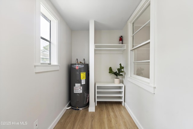 utilities featuring electric water heater