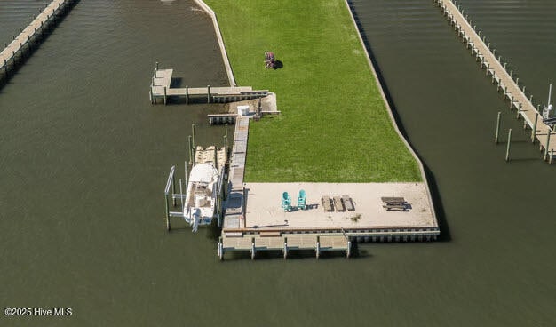267 Live Oak Rd, Newport, NC 28570 - aerial view of a nearby body of water