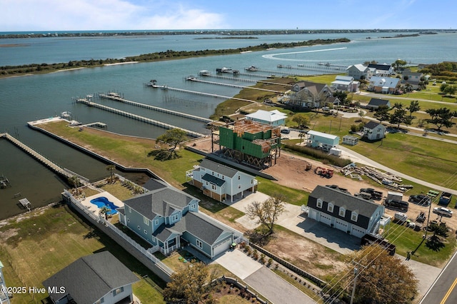 267 Live Oak Rd, Newport, NC 28570 - aerial view of a large body of water