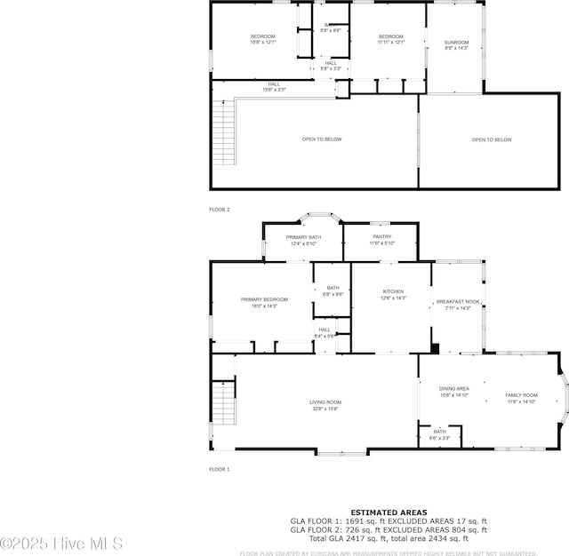 267 Live Oak Rd, Newport, NC 28570 - floor plan / room layout