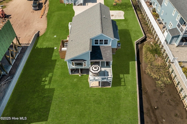 267 Live Oak Rd, Newport, NC 28570 - aerial view of property and surrounding area