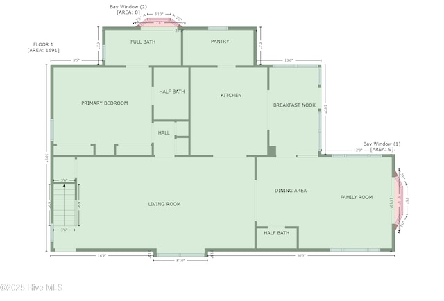 267 Live Oak Rd, Newport, NC 28570 - home floor plan