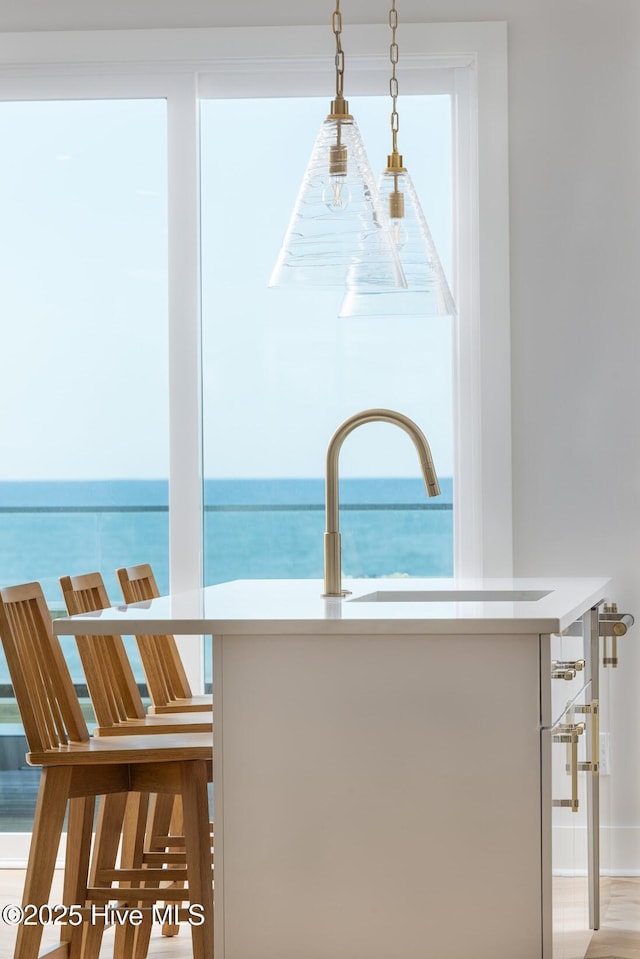 detailed view of a sink