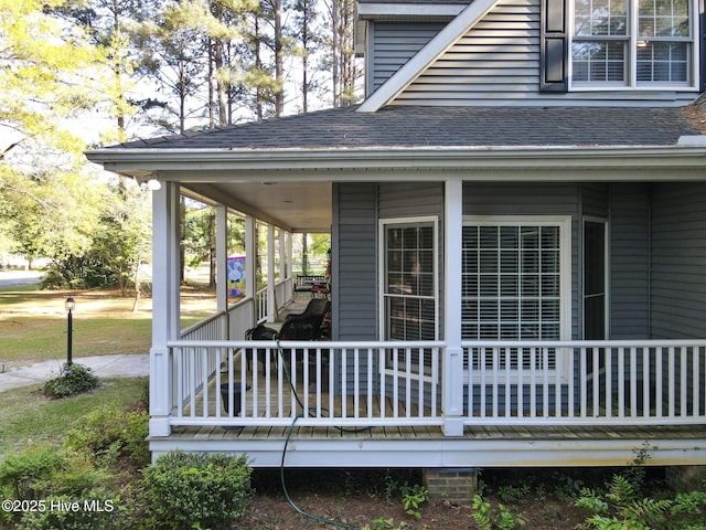 view of deck