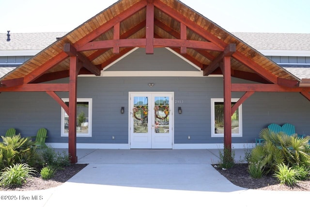 3347 Island Lakes Dr, Oak Island, NC 28461 - entrance to property featuring french doors