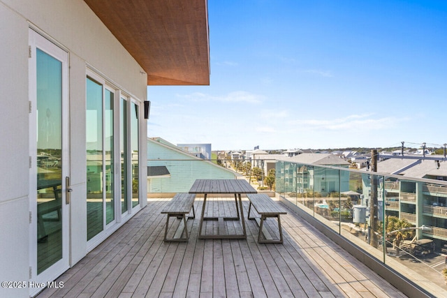 1800 Canal Dr Unit 401, Carolina Beach, NC 28428 - view of wooden terrace