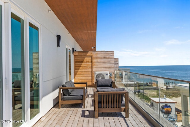 1800 Canal Dr Unit 401, Carolina Beach, NC 28428 - balcony with a water view