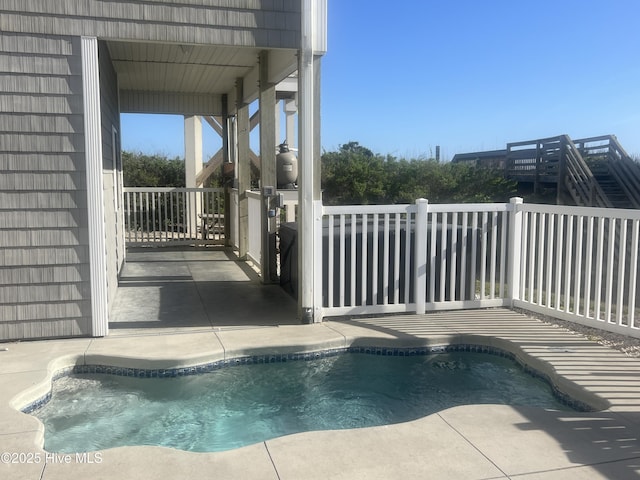 1113 Ocean Dr, Emerald Isle, NC 28594 - view of swimming pool with a fenced in pool