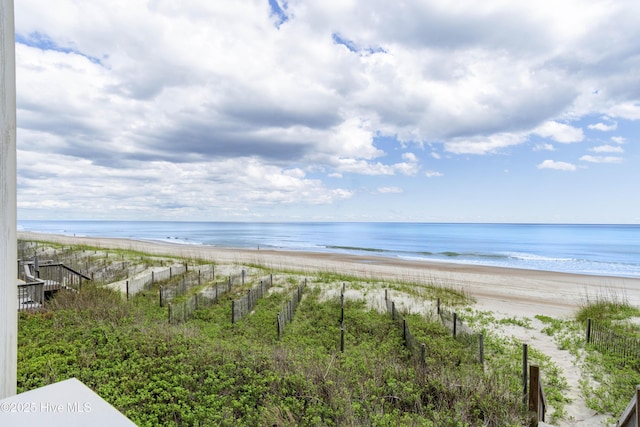 1113 Ocean Dr, Emerald Isle, NC 28594 - water view with a beach view