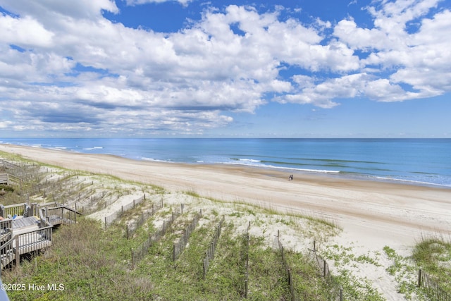 1113 Ocean Dr, Emerald Isle, NC 28594 - view of water feature with a view of the beach