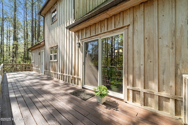 121 Pinewood Acres Dr, Powells Point, NC 27966 - view of wooden terrace