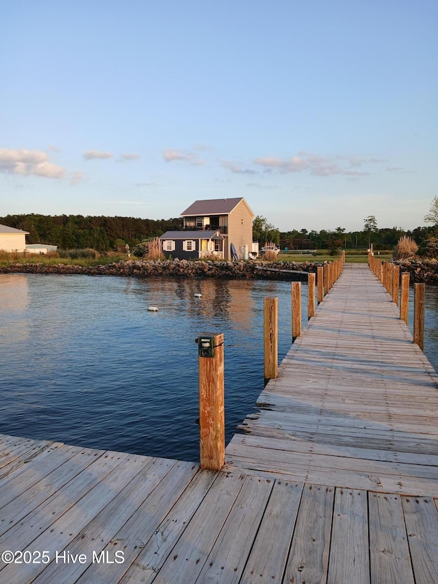 342 Owens Ln # 5, Columbia, NC 27925 - dock area with a water view