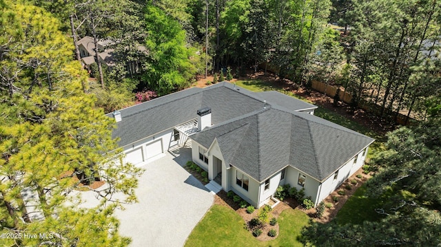 aerial view