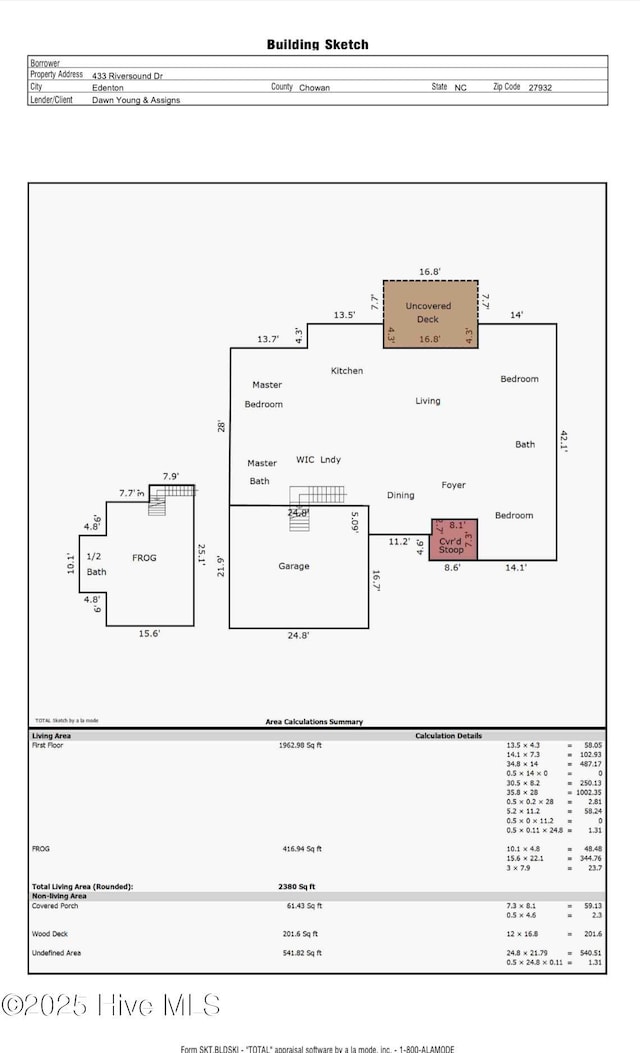 433 Riversound Dr, Edenton, NC 27932 - floor plan