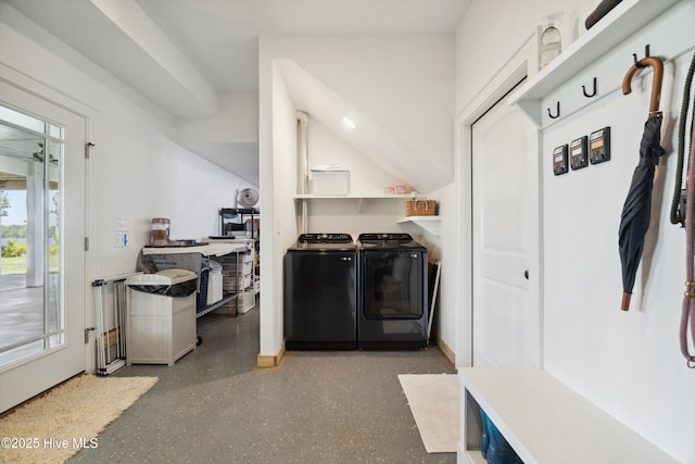 333 N Island Xing, Edenton, NC 27932 - laundry area with washing machine and clothes dryer and laundry area