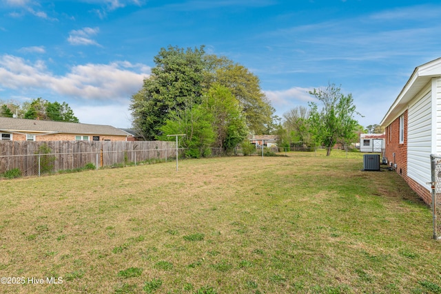 6203 Lynette Cir, Fayetteville, NC 28314 - view of yard with cooling unit
