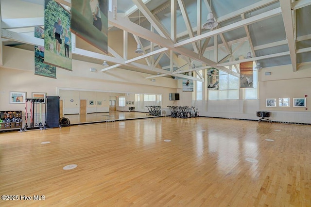 view of basketball court featuring a healthy amount of sunlight