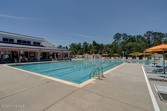 community pool featuring a patio