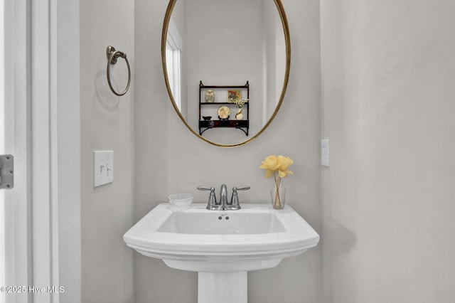 bathroom with a sink