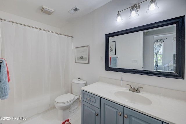 7240 Orchard Trce, Wilmington, NC 28409 - full bath with visible vents, toilet, and vanity