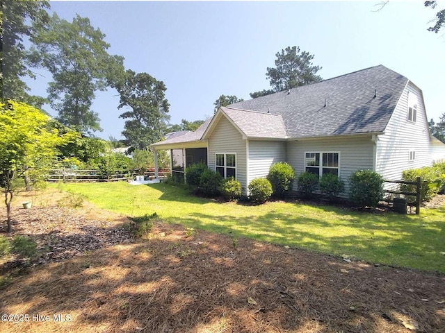 112 Schever Rd, West End, NC 27376 - view of side of property with roof with shingles