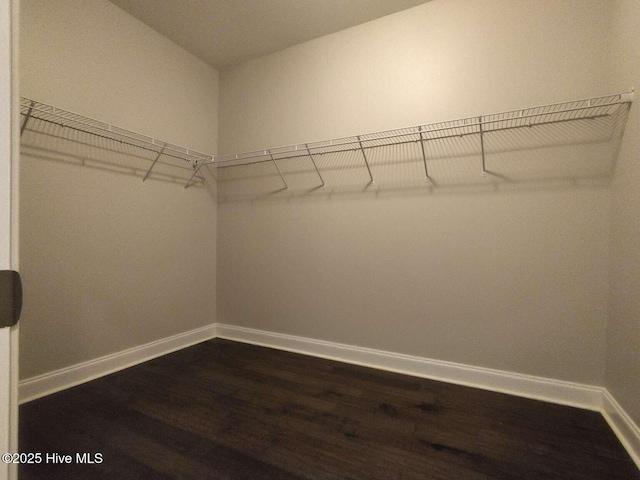 112 Schever Rd, West End, NC 27376 - spacious closet with dark wood-type flooring