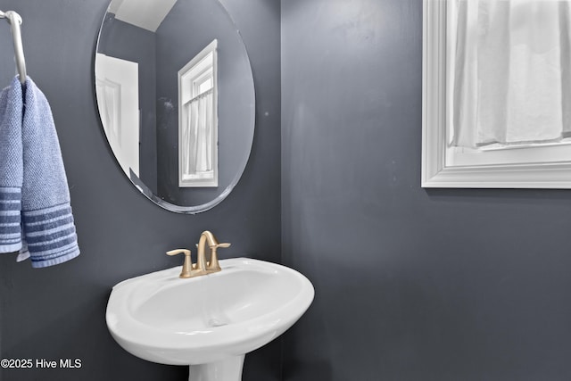bathroom with a sink