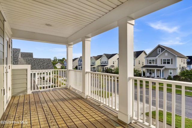 4434 Old Towne St, Wilmington, NC 28412 - wooden terrace featuring a residential view
