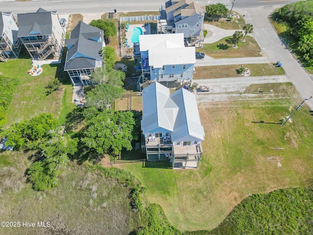 210 Gysgt Dw Boatman Dr Unit 1, North Topsail Beach, NC 28460 - aerial view of residential area with a pool area