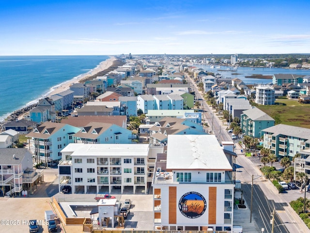 bird's eye view of expansive coastline