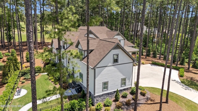 100 Holly Springs Ct, Southern Pines, NC 28387 - bird's eye view