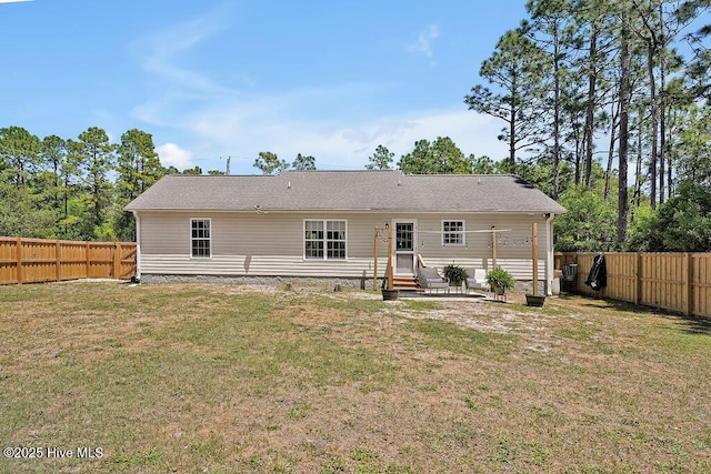 197 Cherry Rd, Southport, NC 28461 - rear view of property with entry steps and a patio