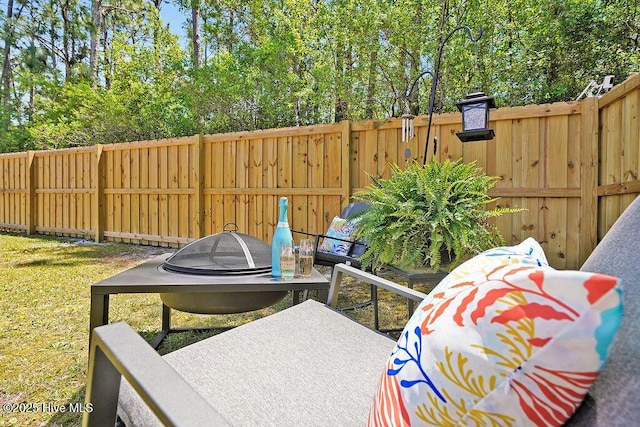 197 Cherry Rd, Southport, NC 28461 - view of patio / terrace with a fenced backyard