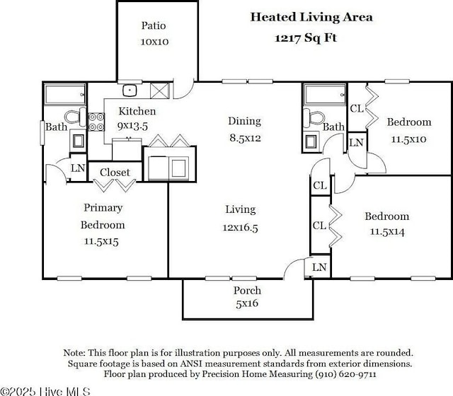 197 Cherry Rd, Southport, NC 28461 - home floor plan