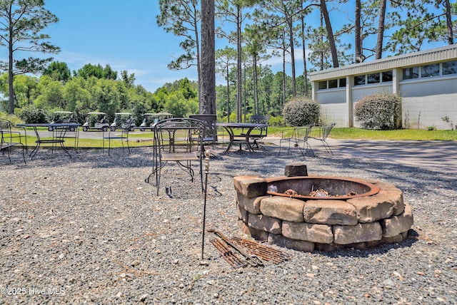 197 Cherry Rd, Southport, NC 28461 - view of community featuring an outdoor fire pit