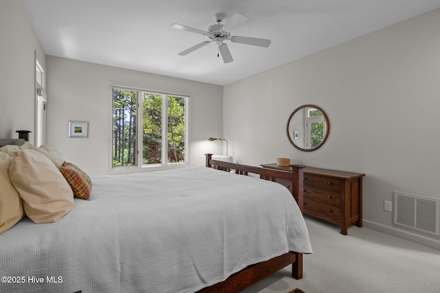 8 Driving Range Rd, Pinehurst, NC 28374 - carpeted bedroom with a ceiling fan