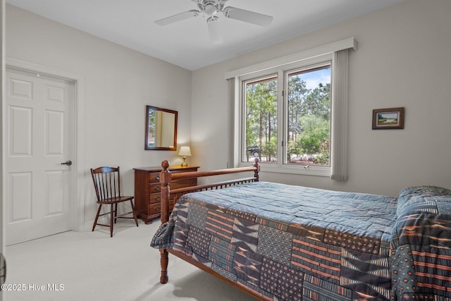8 Driving Range Rd, Pinehurst, NC 28374 - carpeted bedroom with a ceiling fan