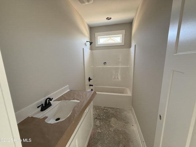 125 Tee Dr, Selma, NC 27576 - full bathroom with vanity and shower / bath combination