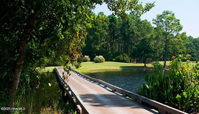 7473 Balmore Dr SW, Sunset Beach, NC 28468 - view of home's community with a water view and a yard