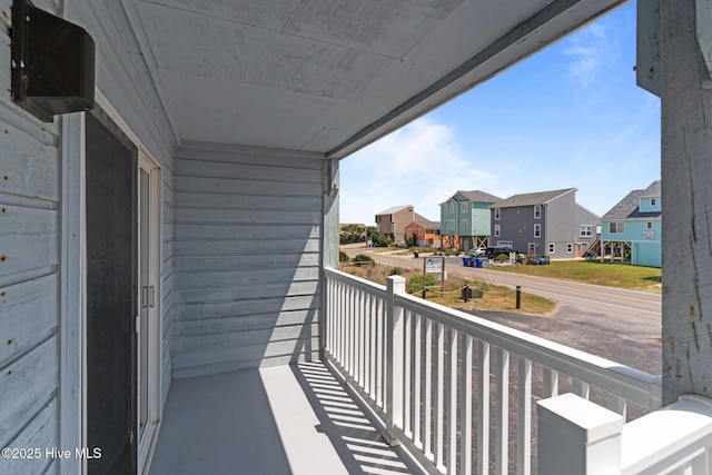 2714 W Beach Dr # 104, Oak Island, NC 28465 - balcony with a residential view