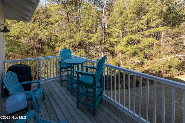 2537 St James Dr SE Apt 1003, Southport, NC 28461 - view of wooden terrace